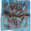 Turqouise silk scarf