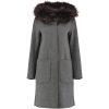 Wool Reversible Coat Grey