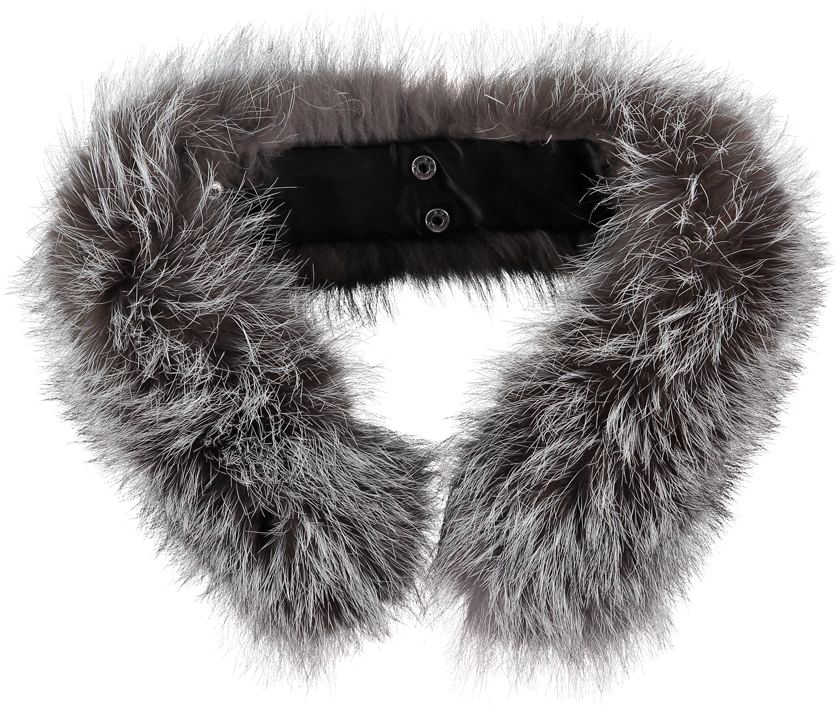 Silver Fox Fur Parka Collar 2