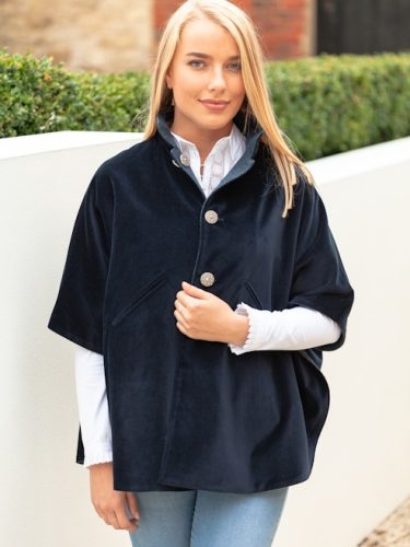 Orla Blue Reversible Cape