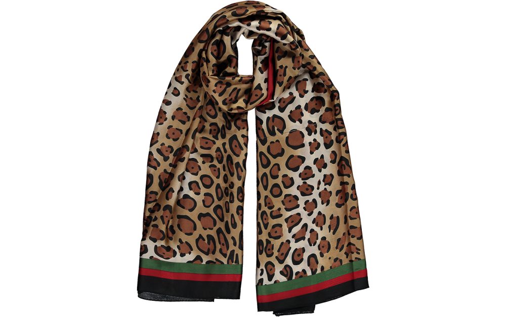 Leopard Silk Scarf jpg