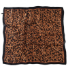 Leopard Silk Scarf Details