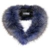Blue Fur Collar Large 2