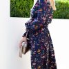 Navy Floral Dress Lifestyle S.1