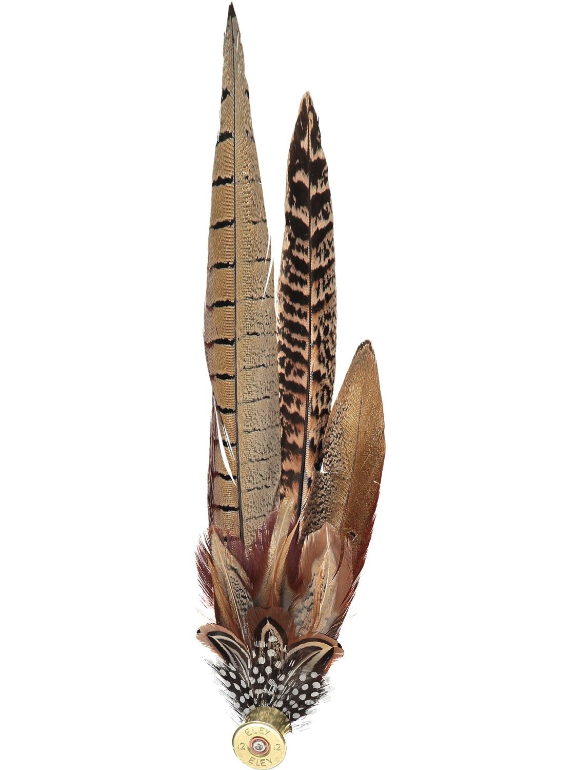 Large Natural Feather Pin 1