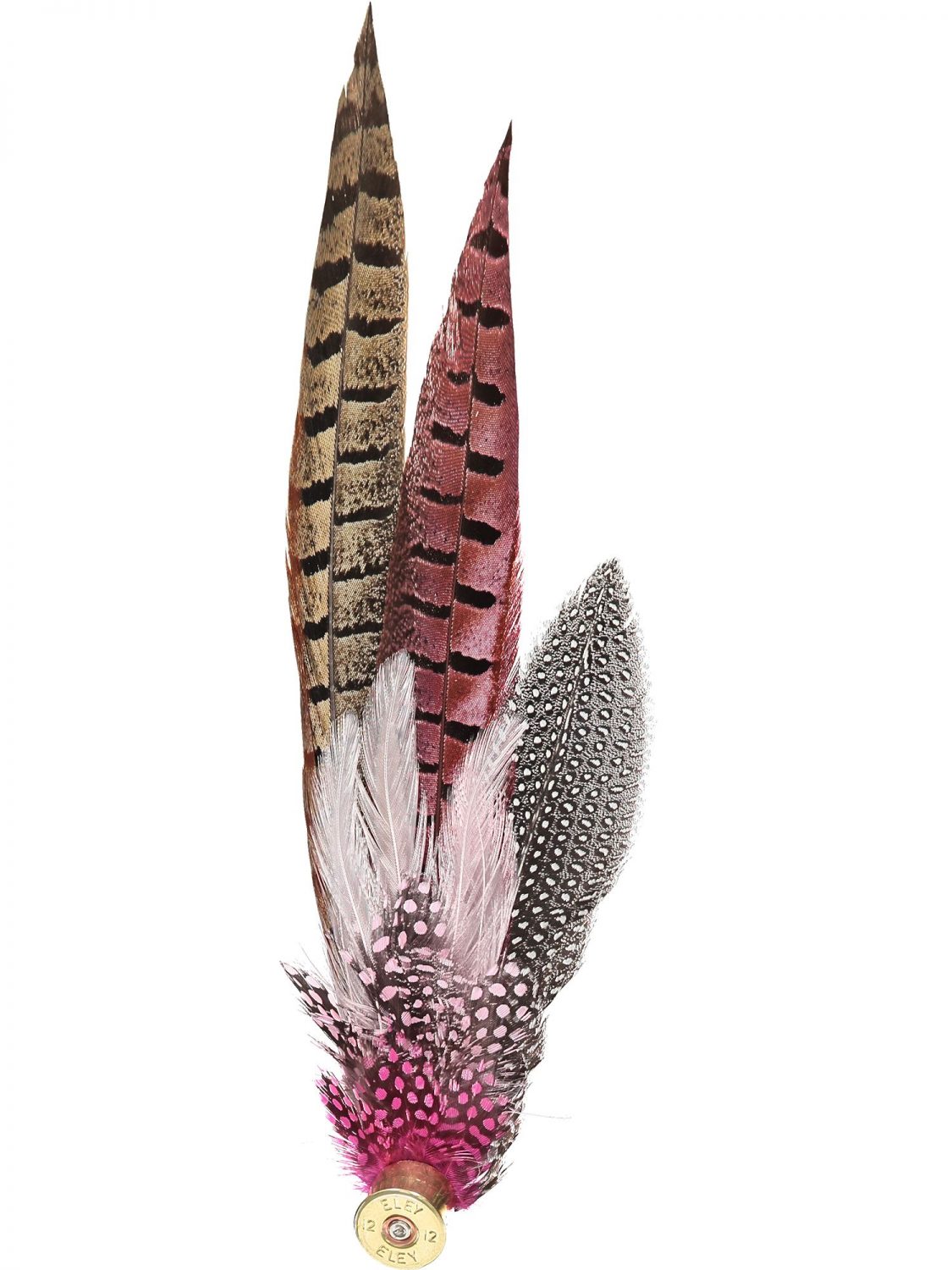Large Pink Feather Pin 1