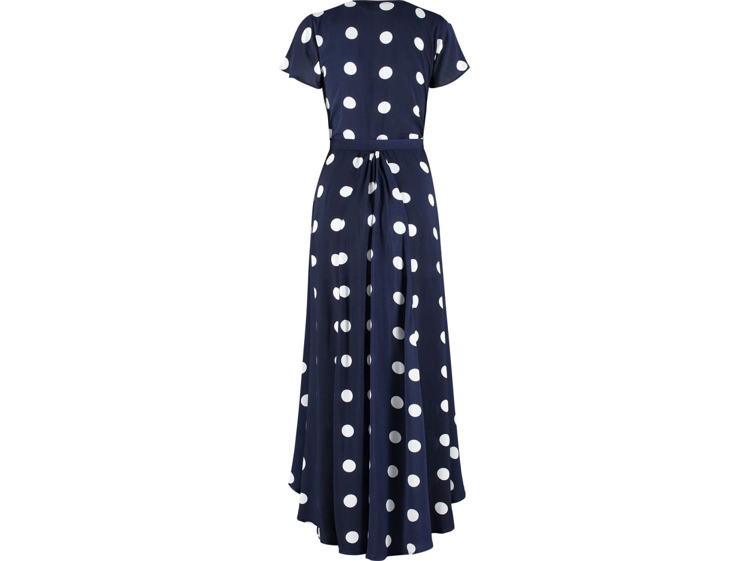 Navy Spot Wrap Dress is a stunning and really cool look.