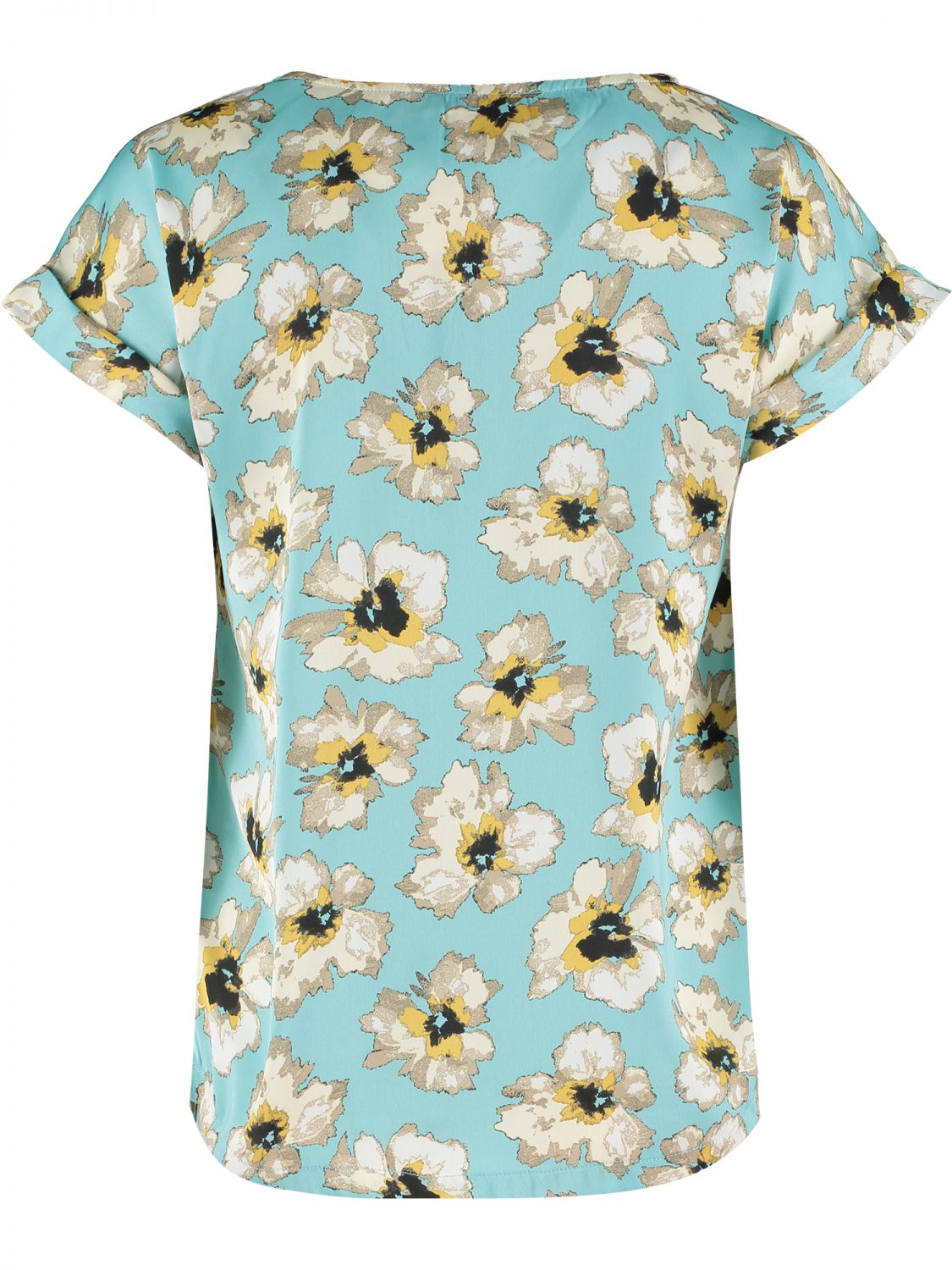 Turquoise Floral Top B