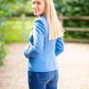 Amora Blue Tweed Jacket Side