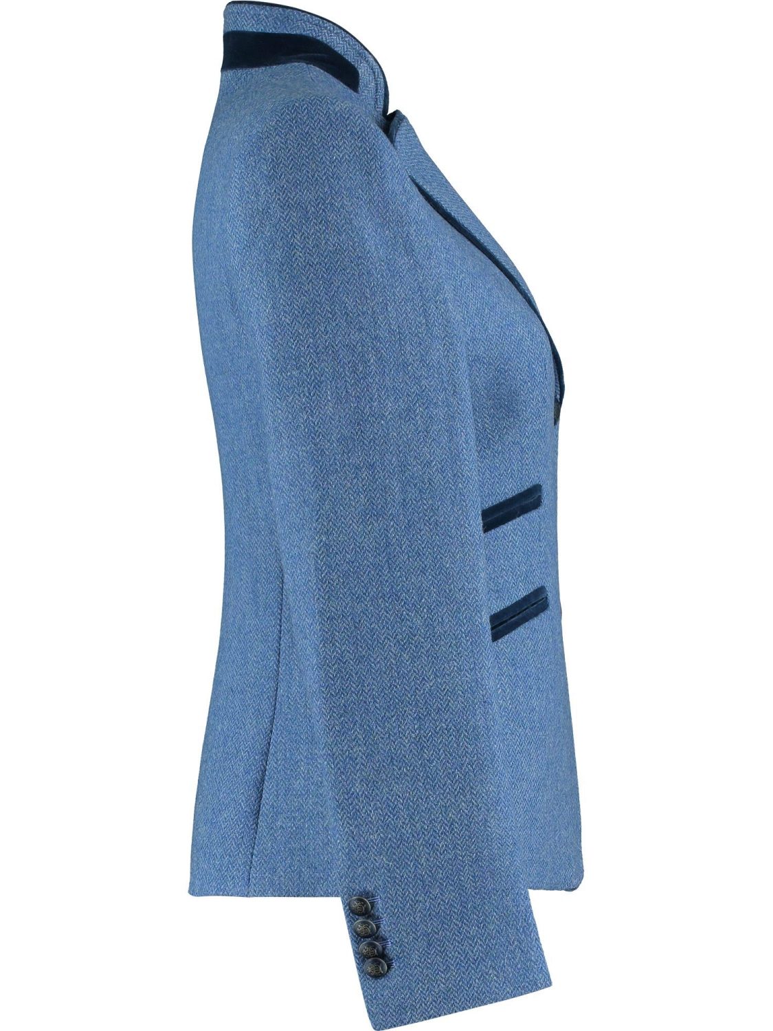 Amora Blue Tweed Jacket ms