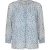 Baby Blue Floral Blouse f