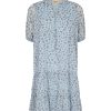 Baby Blue Floral Dress f