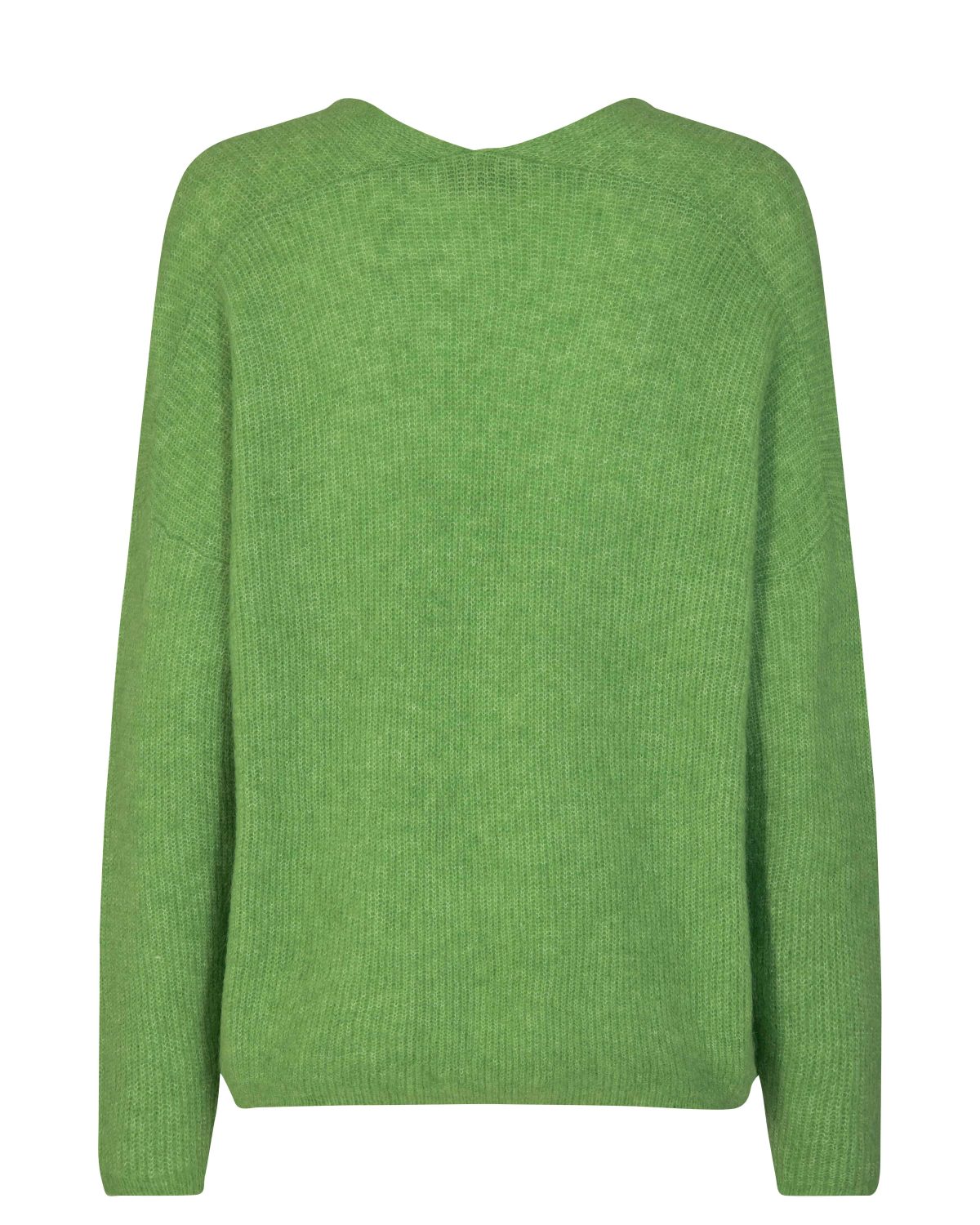 Thora V-neck Knit Forest Green b re