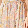 Floral Print Chiffon Skirt 1
