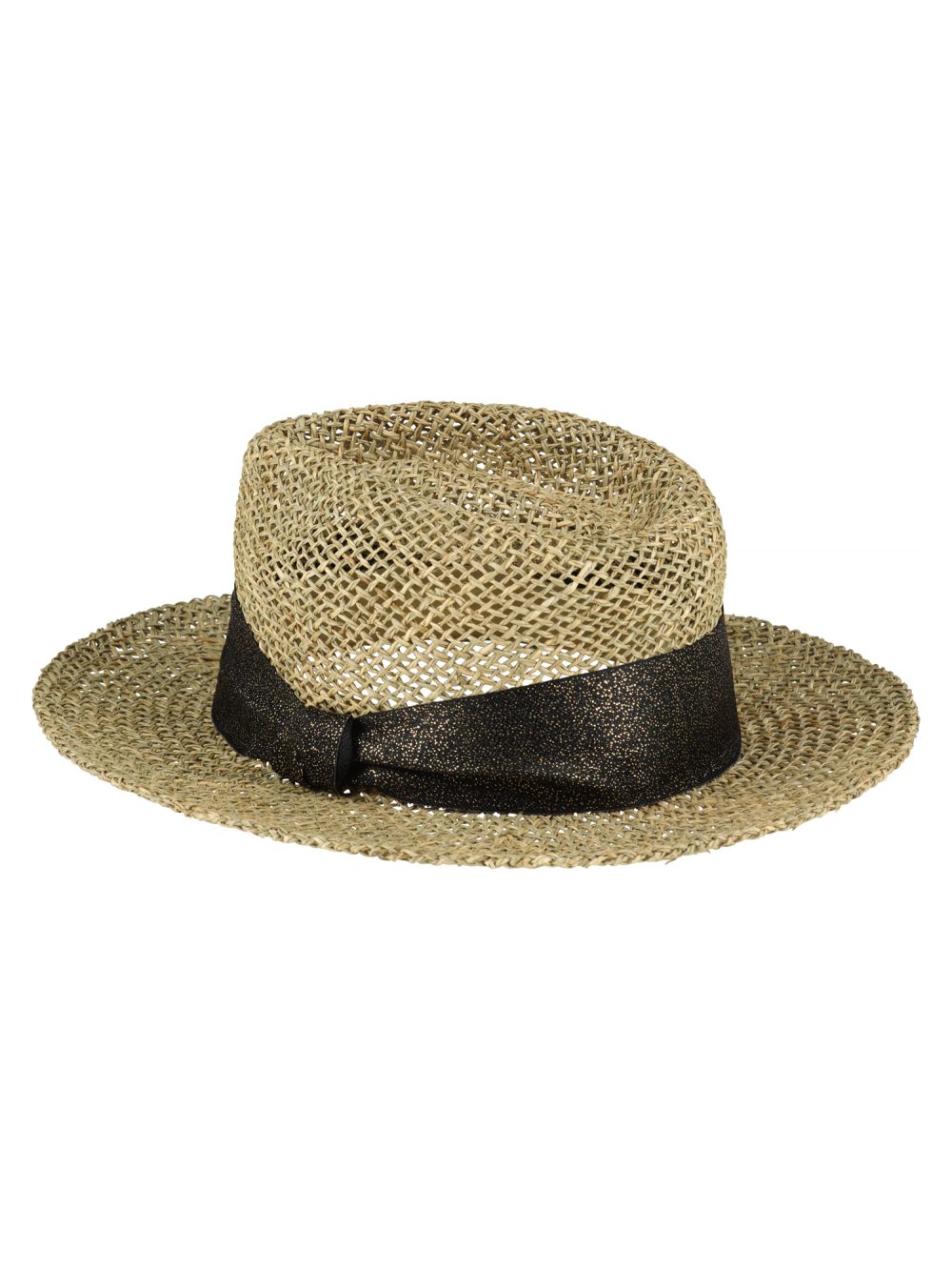 Natural Seagrass Fedora Hat - Laurie & Jules