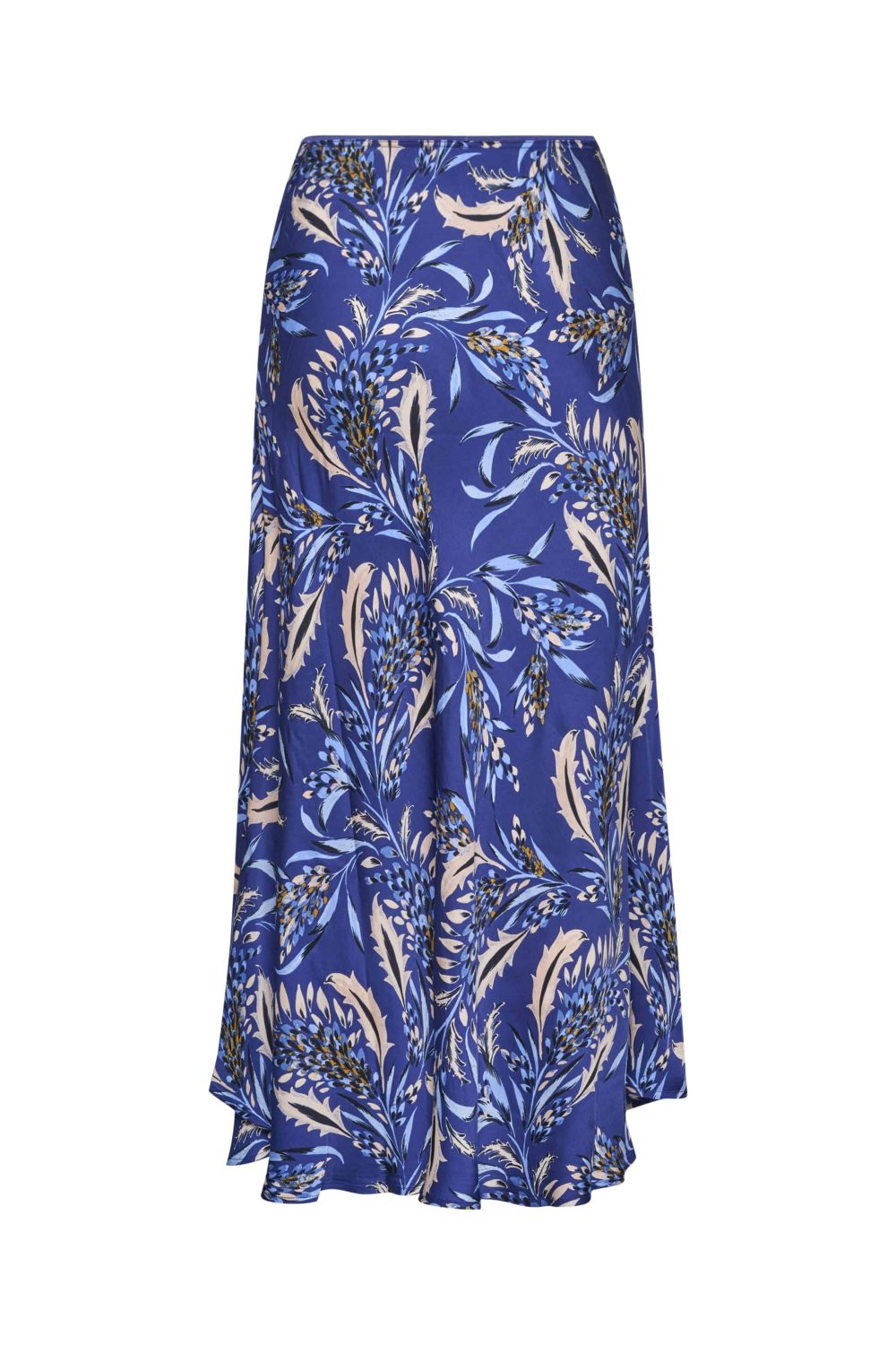 Blue Floral Print Skirt - Laurie & Jules