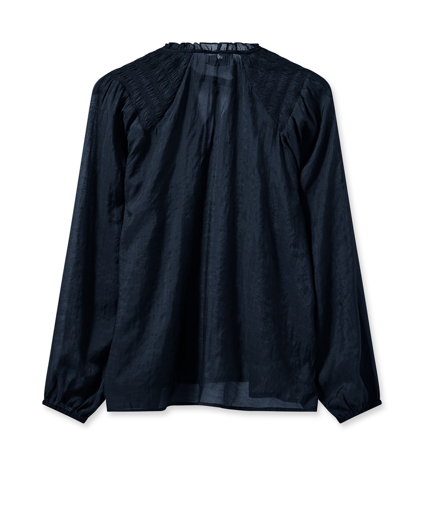 Eisa Blouse Salute Navy ix