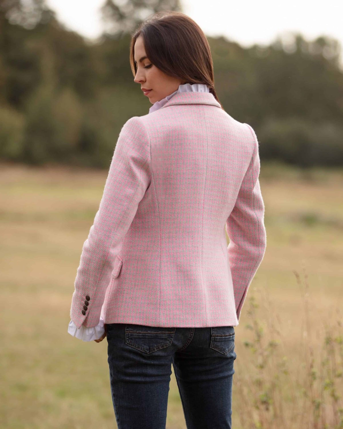 Dania Pink Check Jacket 6