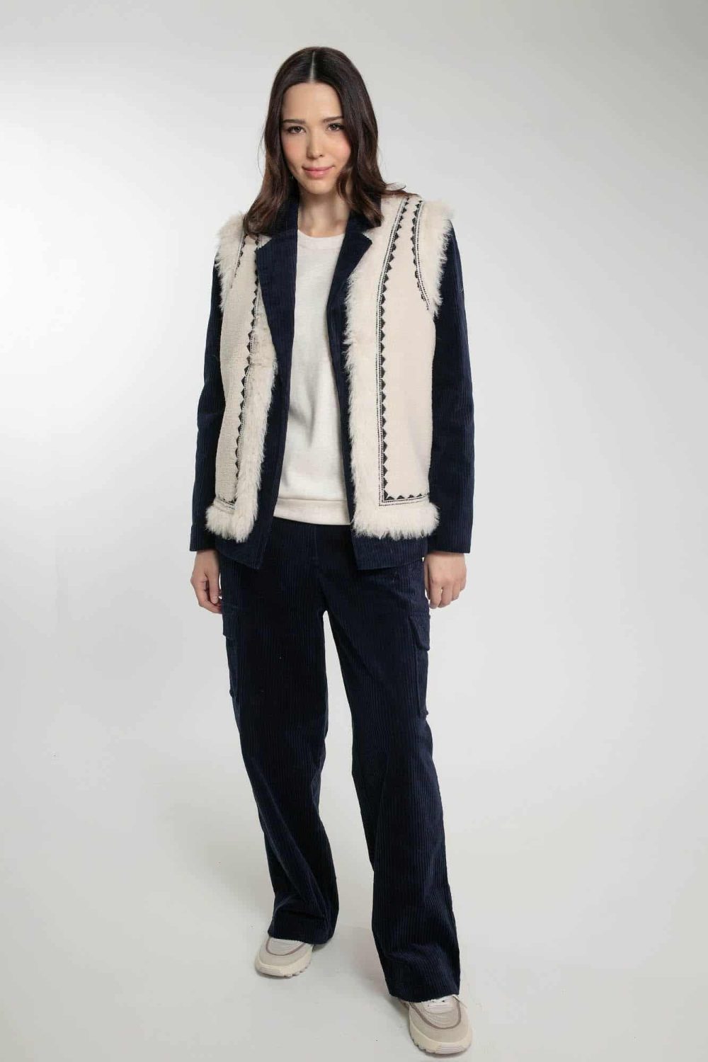 Dannika Cream Gilet 4