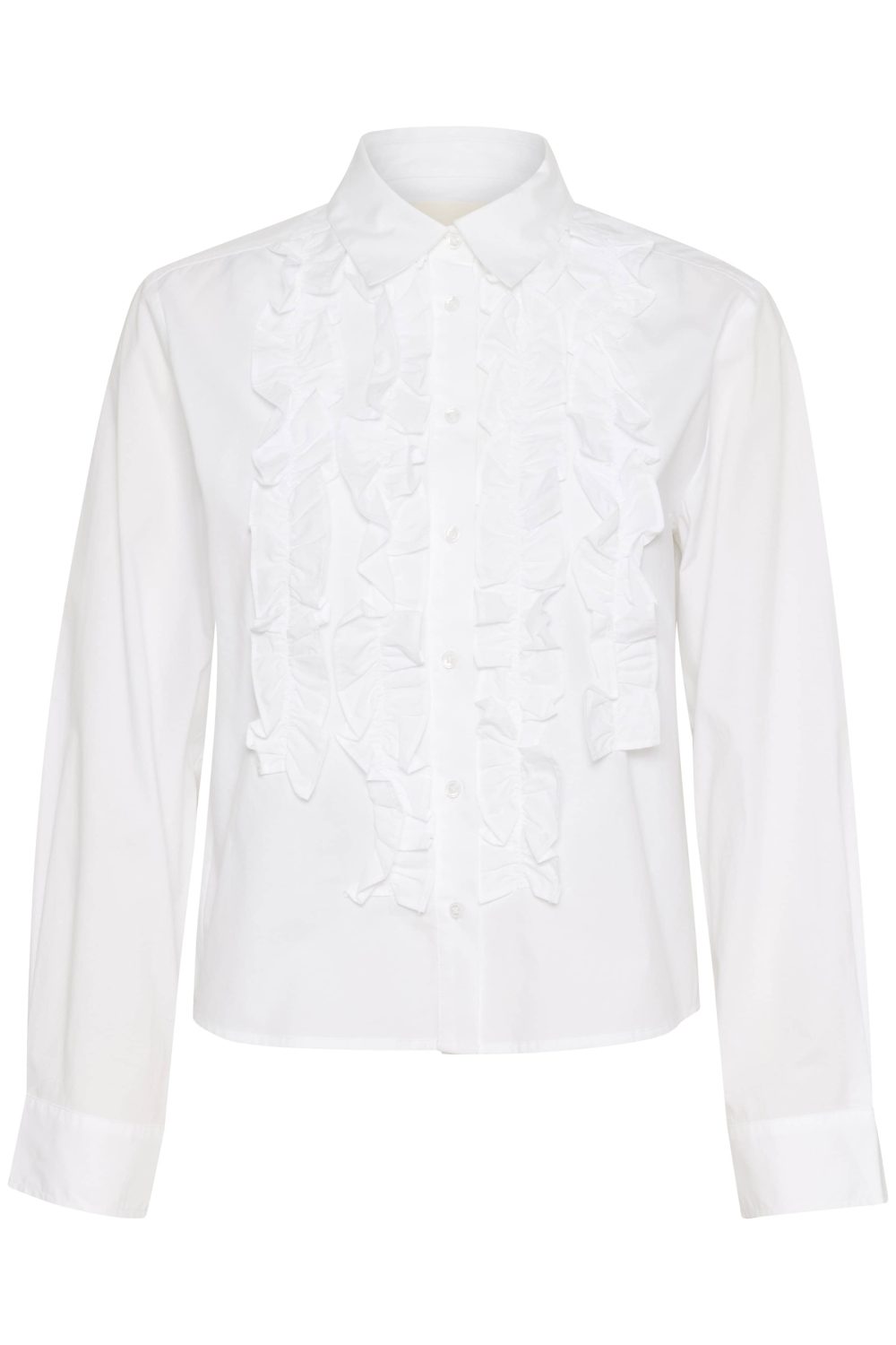 PT White Ruffle Blouse xx