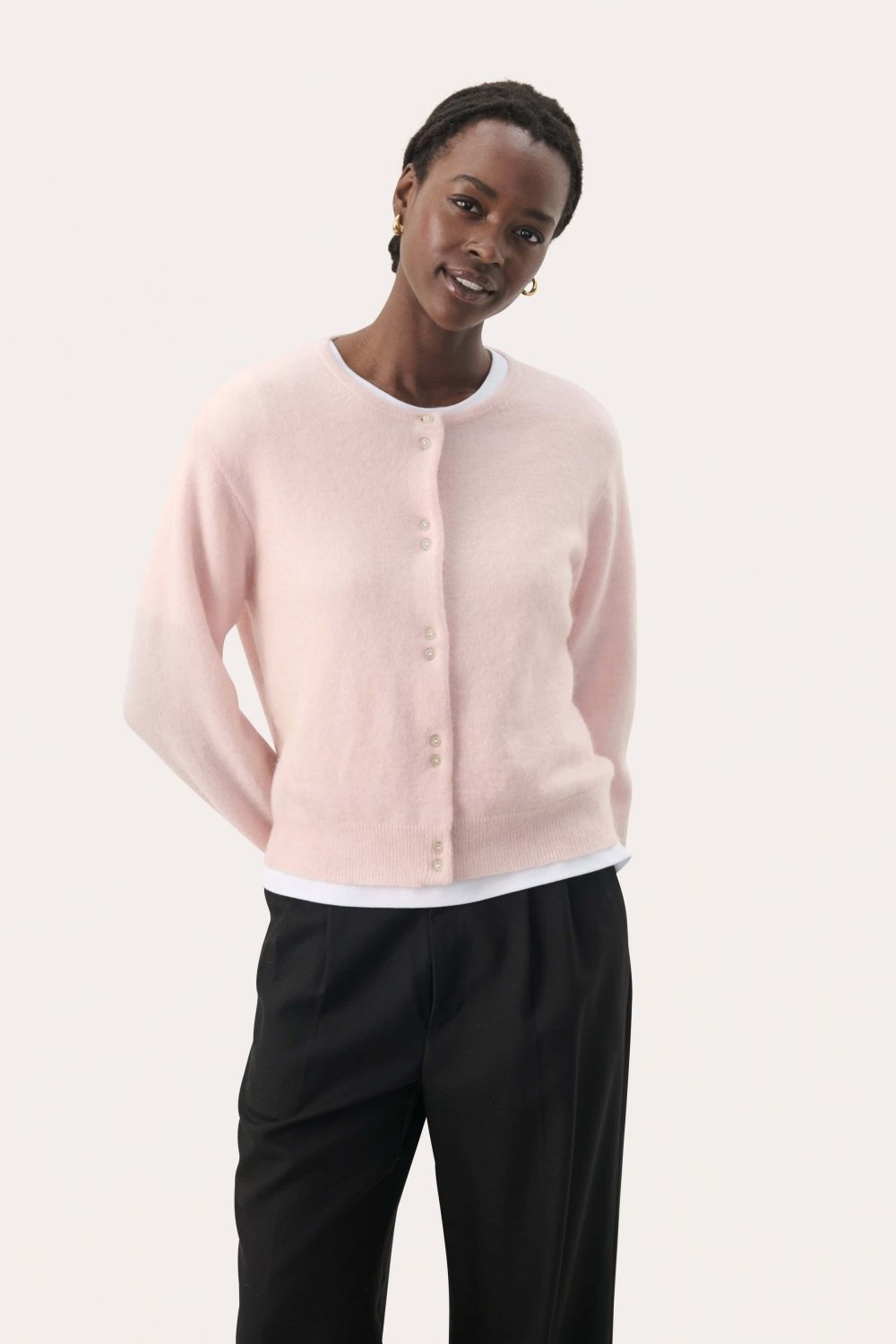 P2 Ninell Pale Pink Cardigan ii
