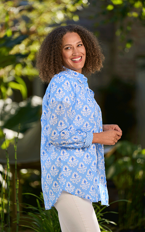 Portia Blue Shirt 1
