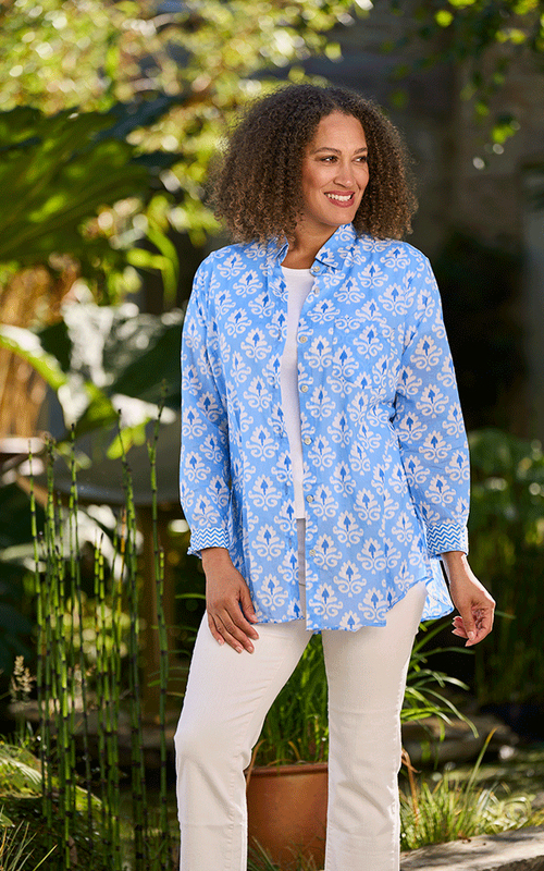 Portia Blue Shirt
