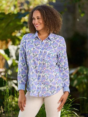 Sintra Blue Floral Shirt