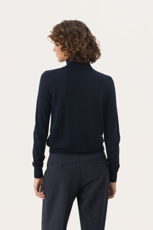P2 Navy Roll Neck