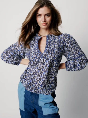 Alberta Patterned Blouse Moliin