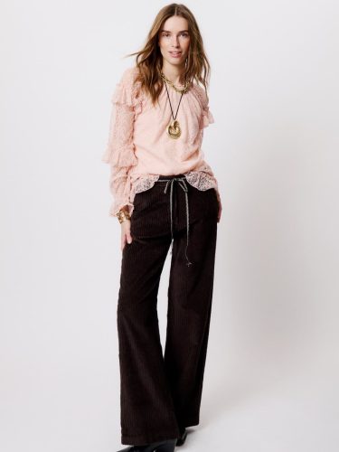 Amber Coffee Cord Trousers Moliin