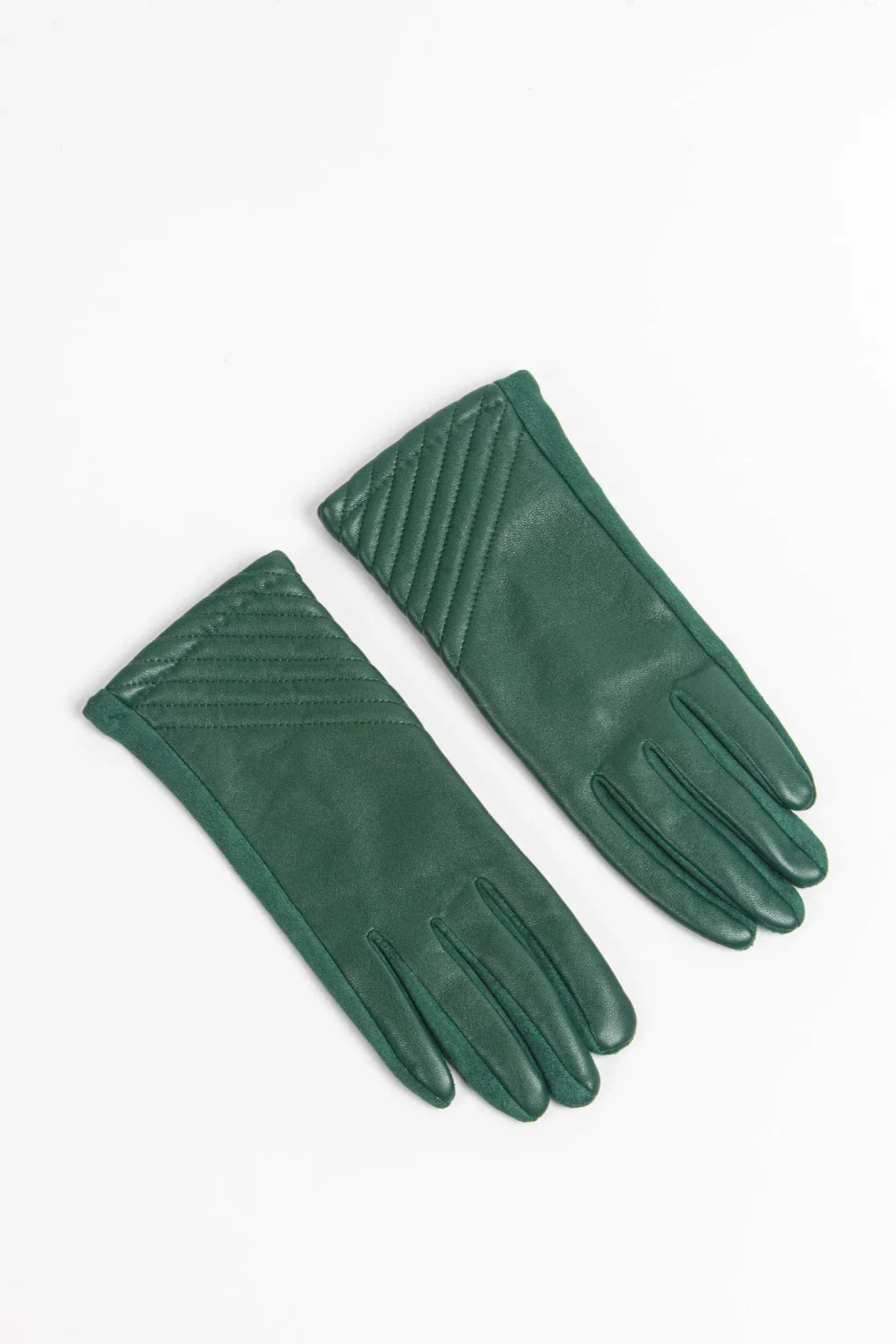 Green Diagonal Gloves 2