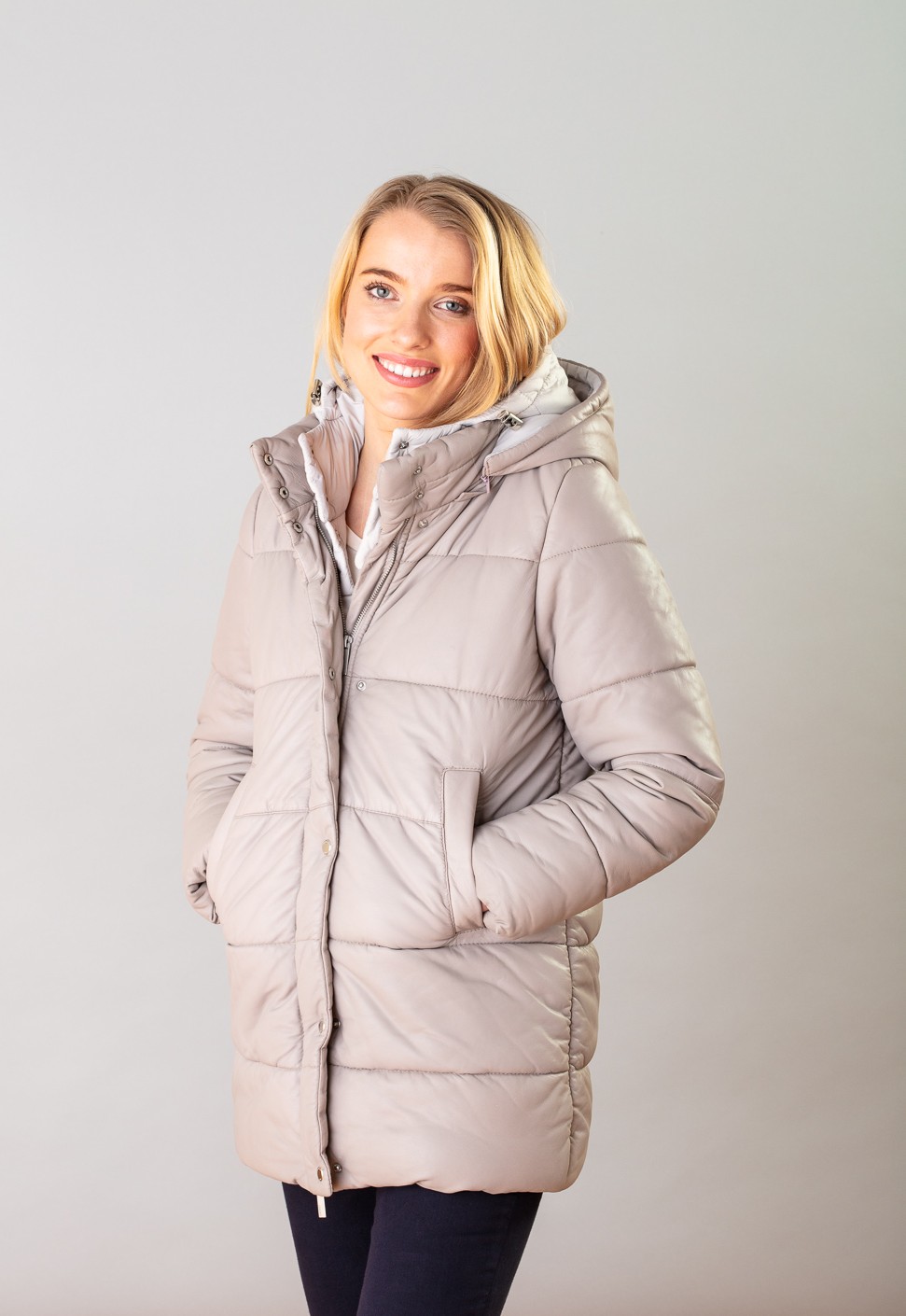 Putty Leather Parka ii