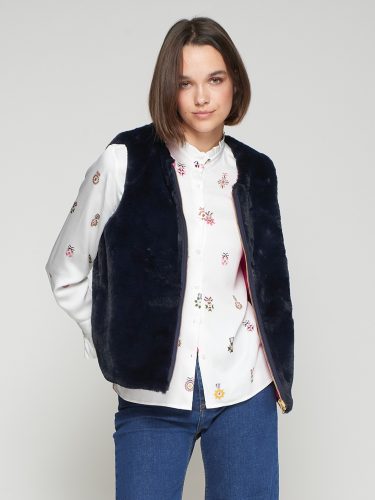 Vilagallo Navy Reversible Gilet