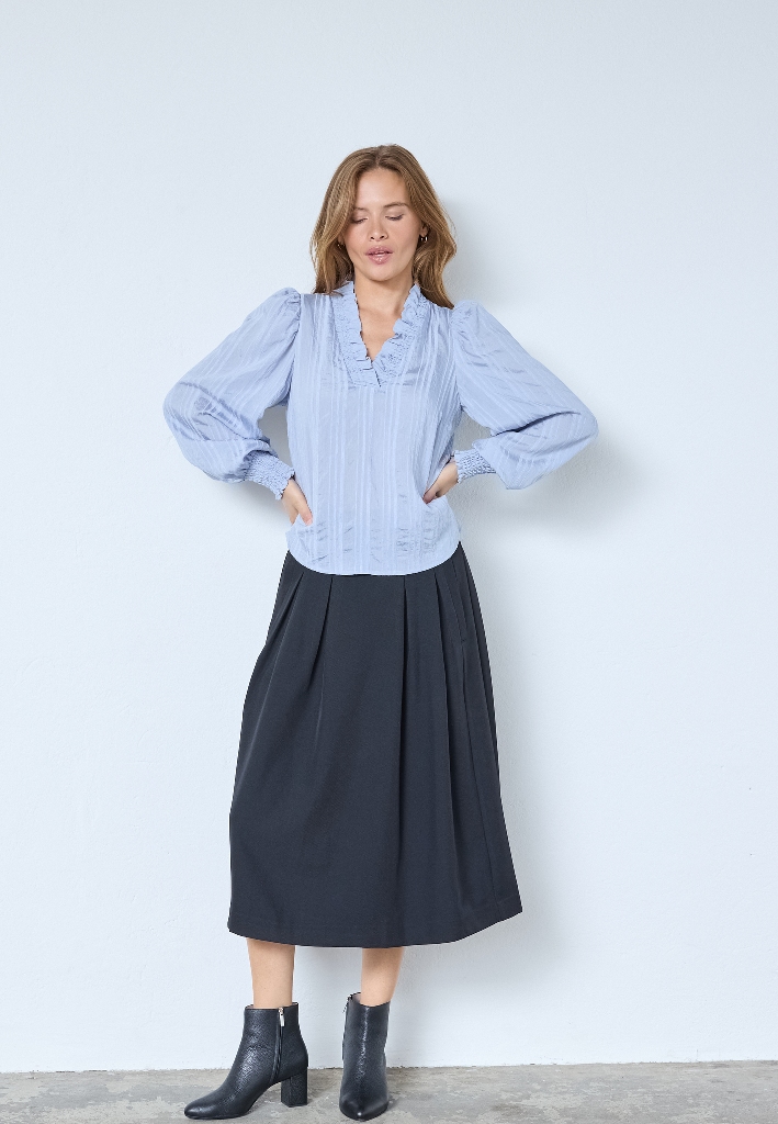 CoCouture-KesiCC-V-Blouse-Pale-Blue 1